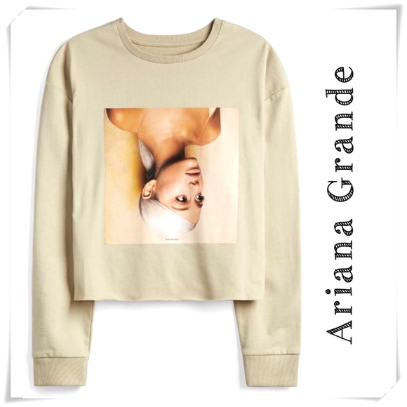 Ariana Grande Tops - Ariana Grande Sweetener 2018 Crop Sweatshirt